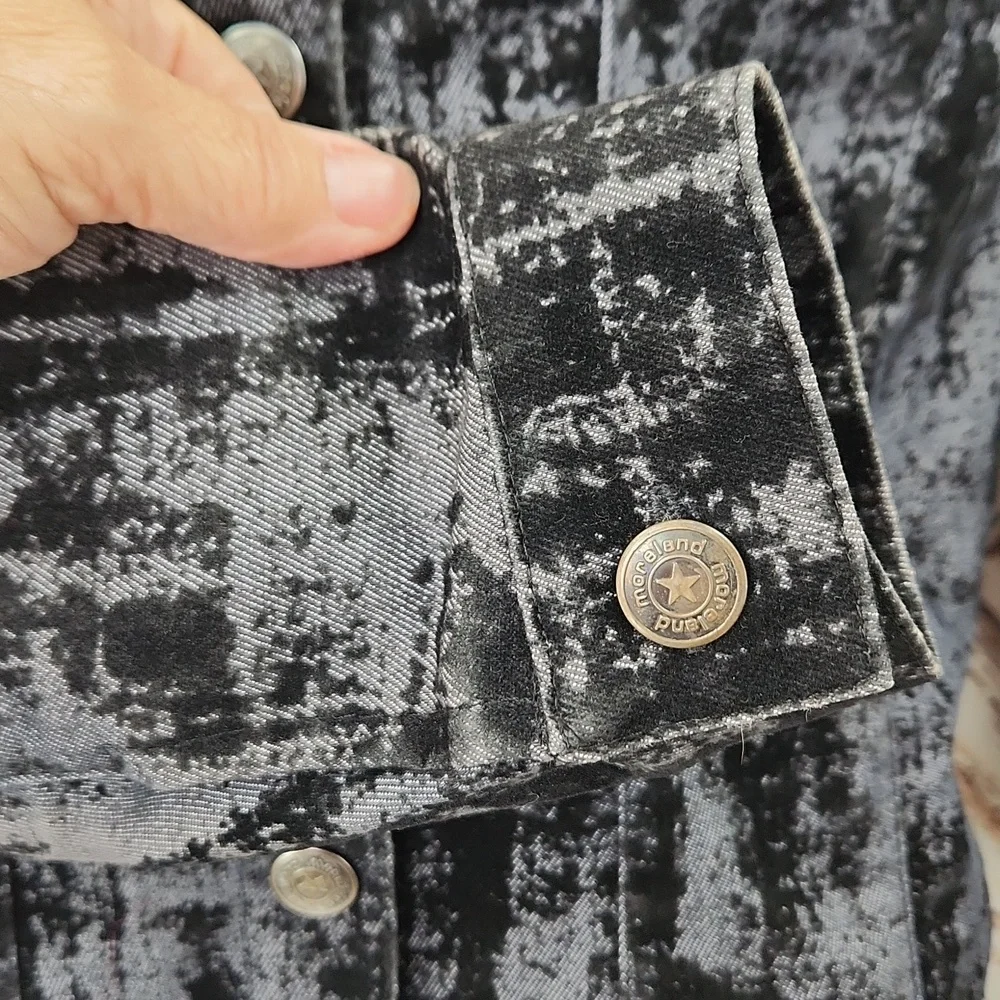 Moreland‎ Black & Gray Denim Jacket